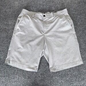 Dunning Golf Shorts Mens 35 Gray Stretch‎ Chino Lightweight Performance Casual